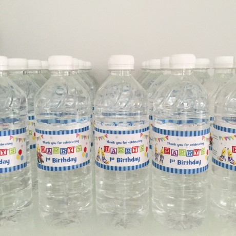 Mini water bottle bonbonniere