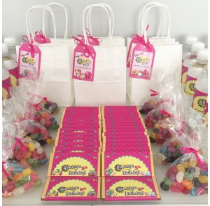 Shopkins birthday themed party bags